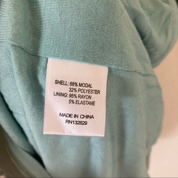 NWOT Privacy Please Modal Mini Dress Seafoam Green - Picture 7 of 12